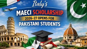 MAECI Scholarship 2026–27 for Pakistani Students