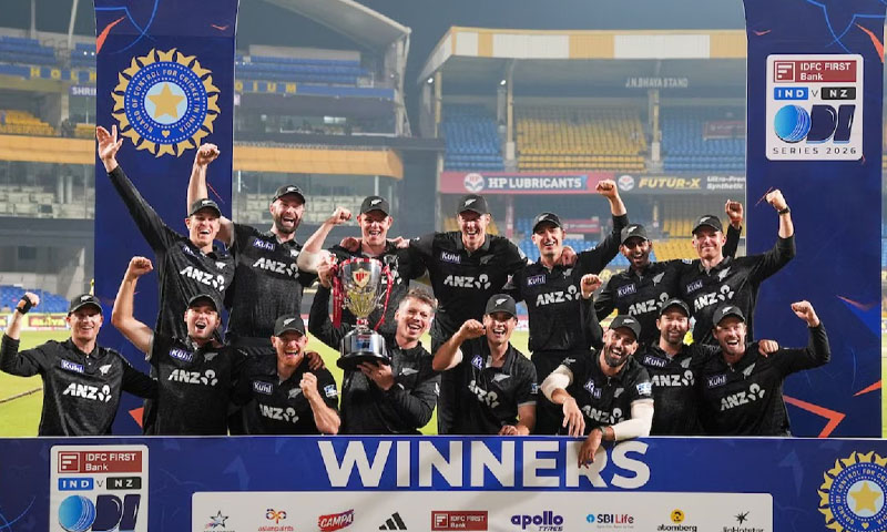 New Zealand stun India with historic ODI series win on home soil