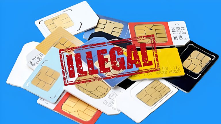 illegal foreign SIM cards