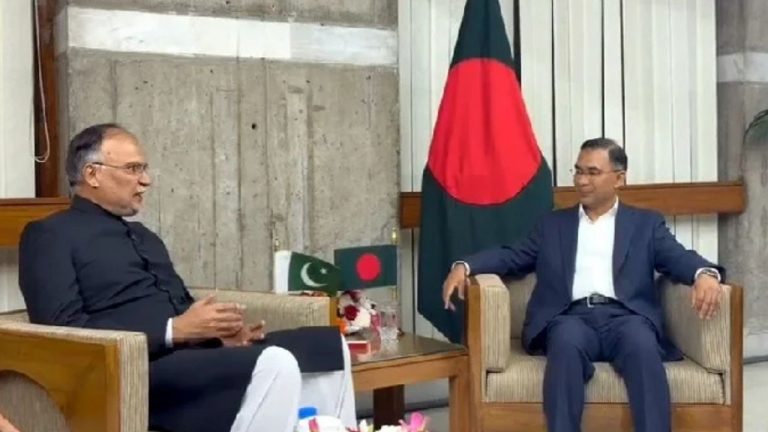 Ahsan Iqbal Bangladesh PM meeting