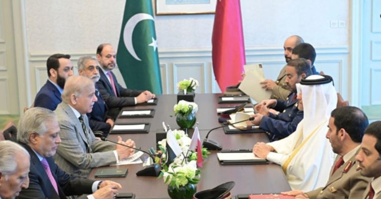 PM, Qatar’s defence minister discuss Iran, Afghanistan situation