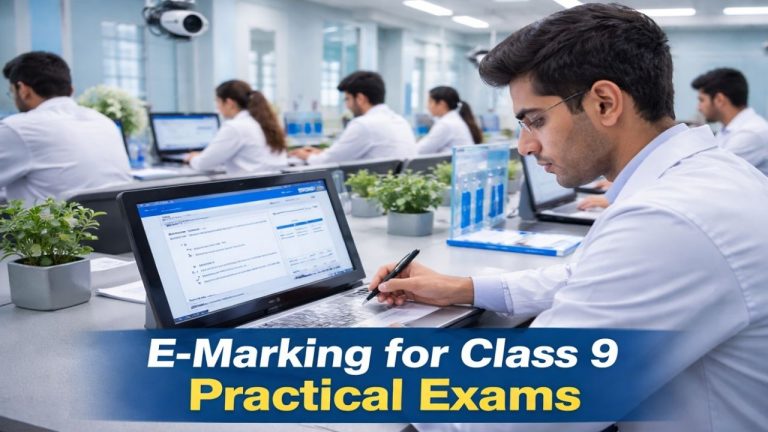 E-Marking for Class 9 Practical Exams