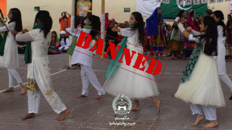 KP girls colleges music dance ban