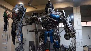 Pakistani Scrap Metal Artist