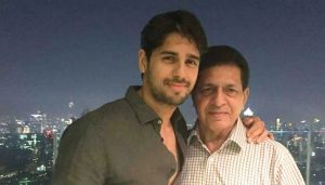 Bollywood actor Sidharth Malhotra’s father passes away