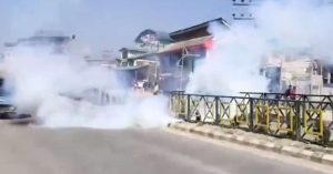 Indian forces use tear gas amid protests across IIOJK