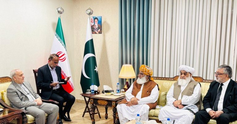 Maulana Fazlur Rehman voices solidarity with Iran amid regional tensions