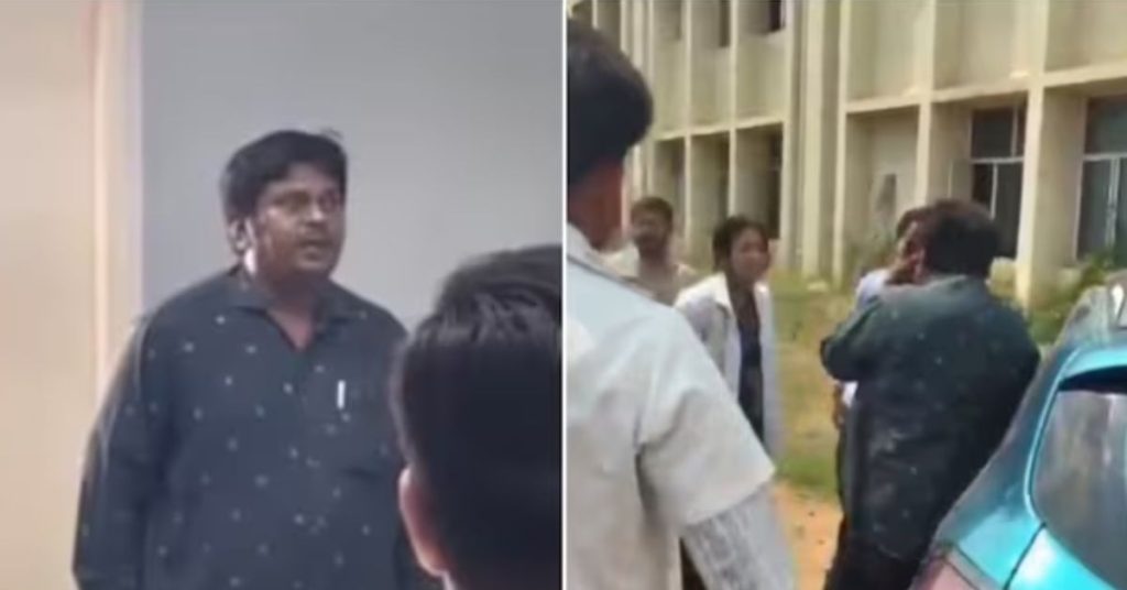 Professor thrashed after proposing to student in classroom in Bengaluru