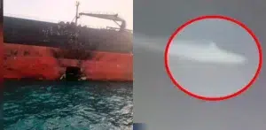 Iranian drone strikes oil tanker near Strait of Hormuz
