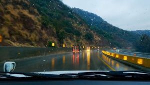 M-2 closed amid heavy rain, citizens advised caution