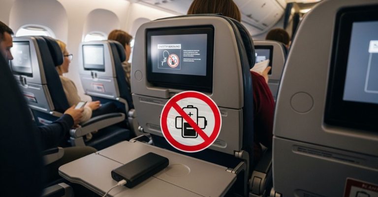 Power banks ban in the flight