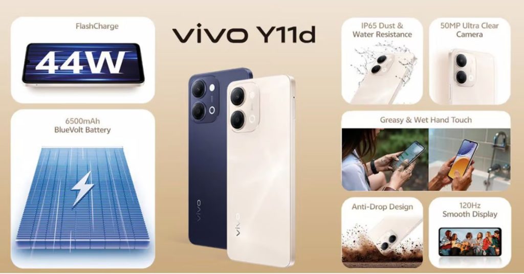 Vivo launches Y11d with massive 6500mAh battery