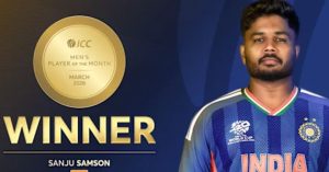 Sanju Samson named ICC Player of the Month for March 2026