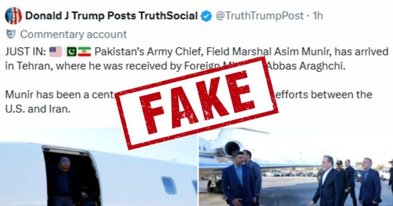Fact check: No evidence Trump praised Asim Munir’s Tehran visit