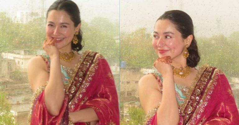 Hania Aamir pink look