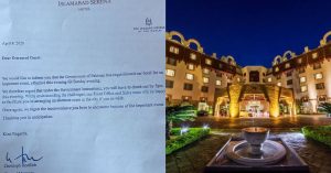 Serena hotel urges all guests to check-out amid Diplomatic event