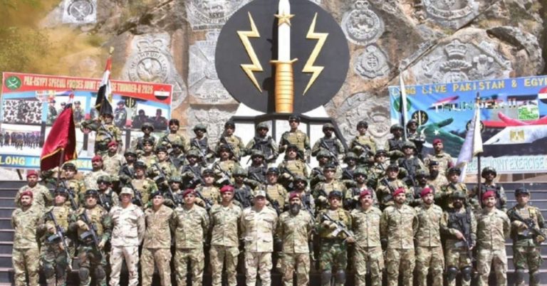 Pakistan Egypt Joint Military Exercise Thunder-II