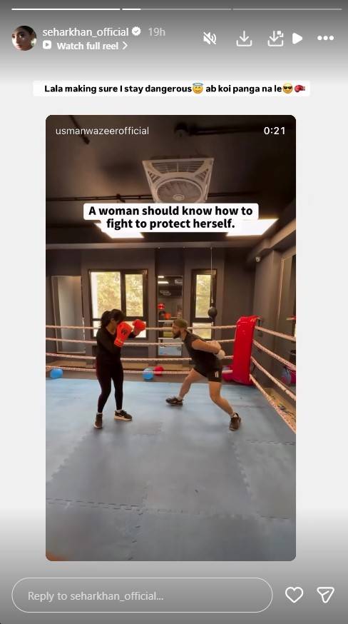 Sehar Khan Boxing