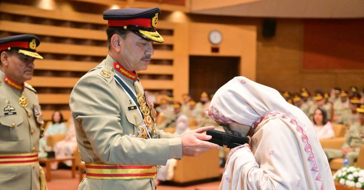 Asim Munir distributes military awards at GHQ Rawalpindi