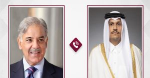 Shehbaz Sharif holds telephonic consultation with Qatari PM
