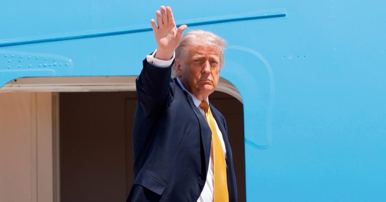 US President Donald Trump arrives in Beijing on official visit