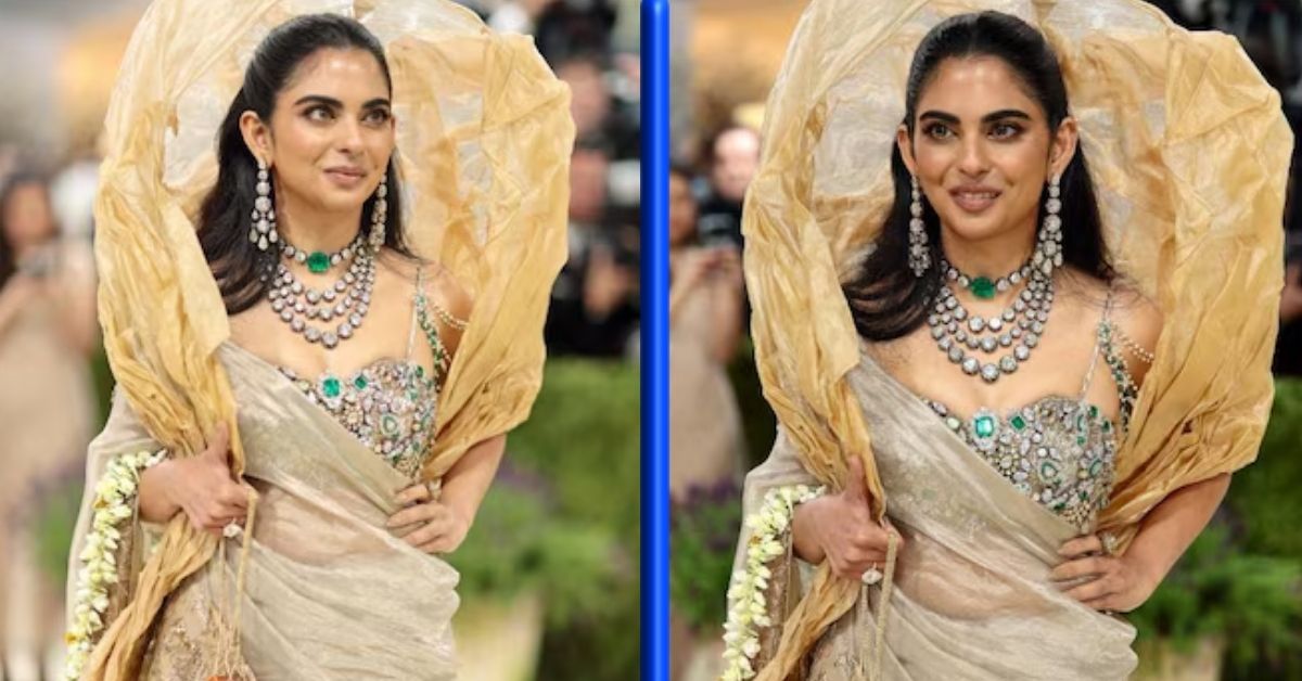 Isha Ambani Met Gala Saree