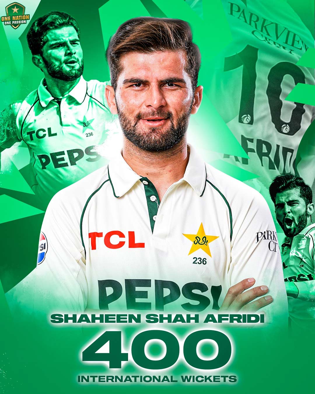 Shaheen Shah Afridi completes 400 international wickets