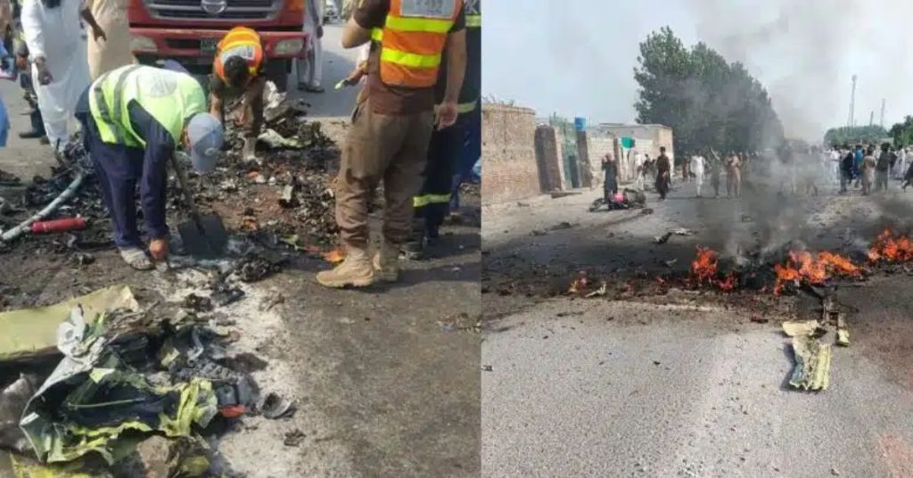 Two PAF pilots martyred in training aircraft crash near Mardan