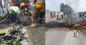 Two PAF pilots martyred in training aircraft crash near Mardan