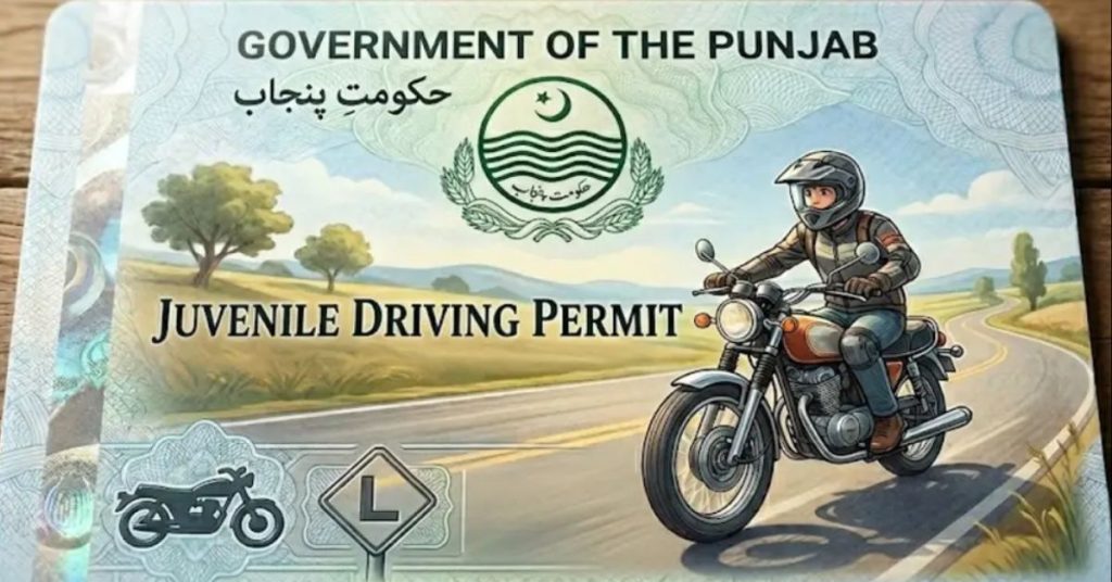 Punjab announces Juvenile driving permit for children under 18