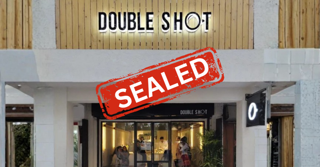 Famous Coffee shop ''Double Shot'' sealed in Lahore