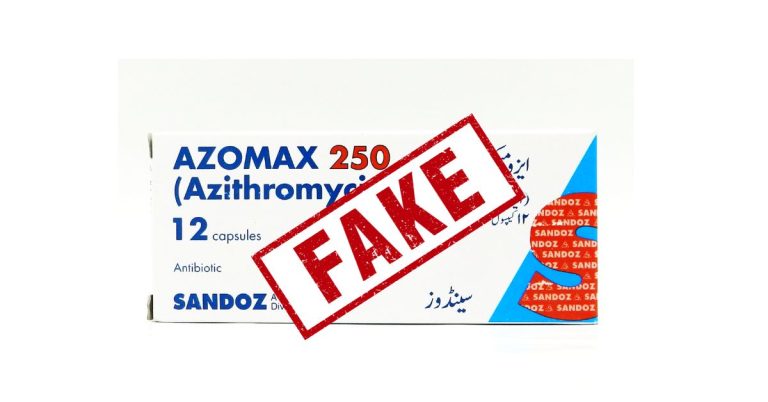 Famous Anti-biotic medicine 'Azomax' declared fake
