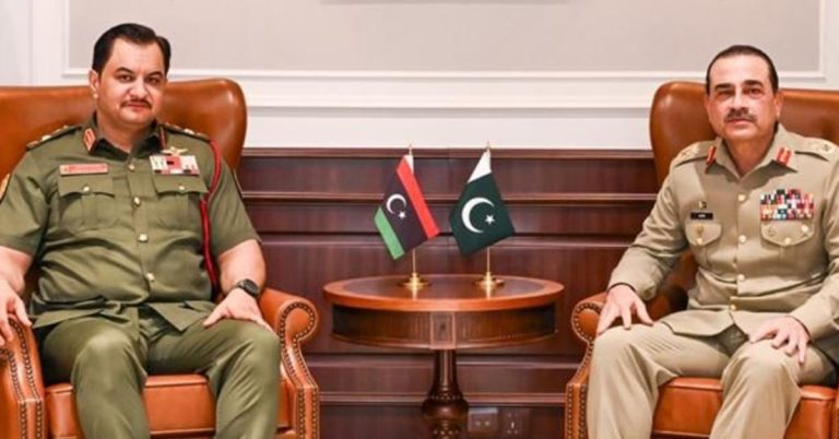 Deputy Commander-in-Chief of Libyan armed forces meets Field Marshal Asim Munir