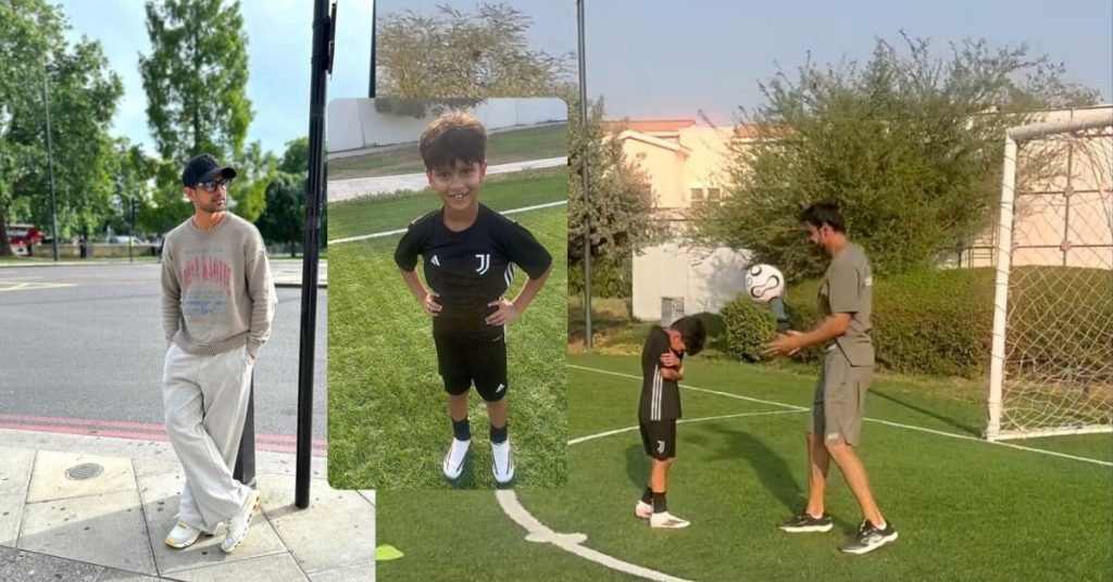Shoaib Malik Son Video