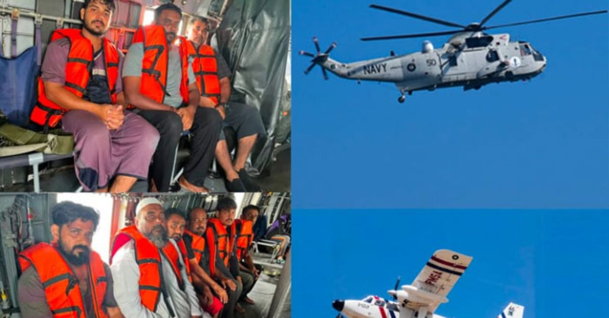 Cargo ship sinks off Ormara, all 20 crew rescued by Pak Navy