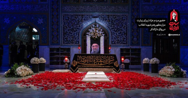 Videos and photos of Ayatollah Khamenei’s grave emerge