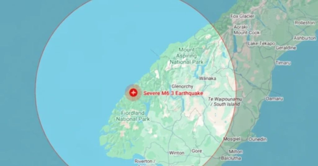 6.3 magnitude earthquake strikes New Zealand, tsunami warning issued