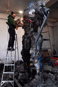 Pakistani Scrap Metal Artist