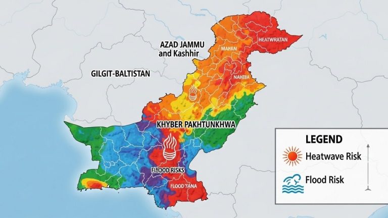 NDMA گرمی اور سیلاب کی وارننگ