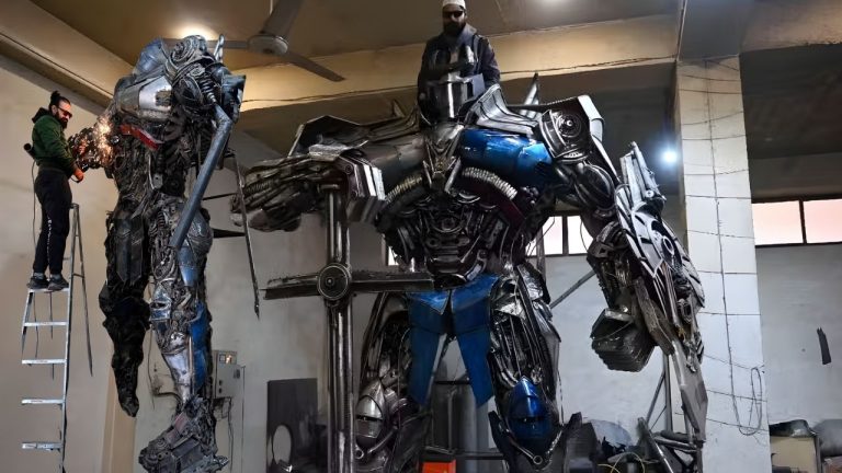 Pakistani Scrap Metal Artist