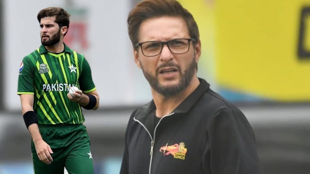 Shahid Afridi Shaheen Afridi