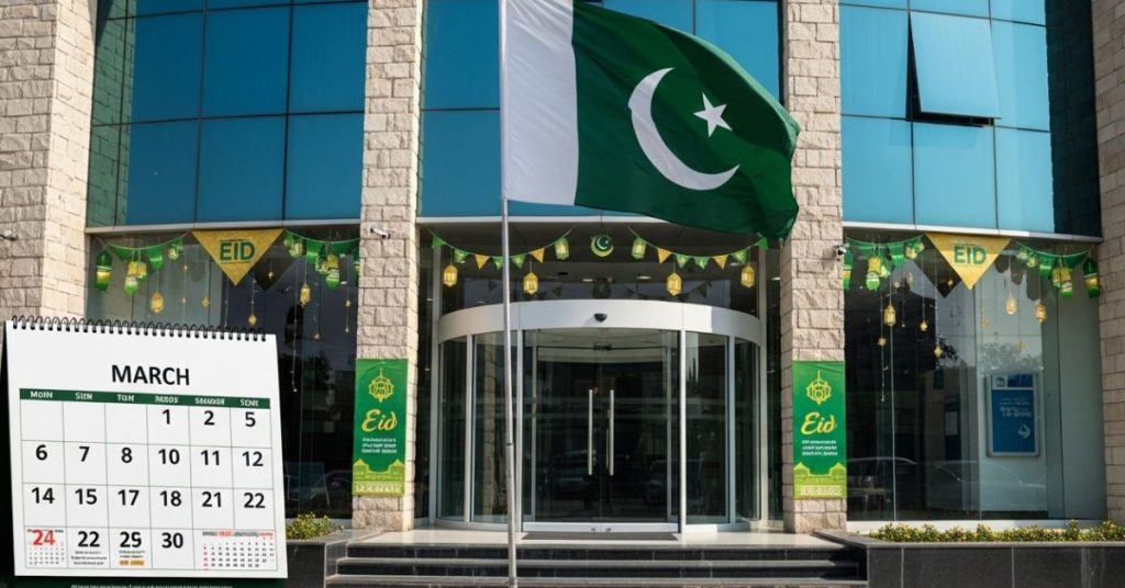 عید الفطر بینک تعطیلات پاکستان 2026