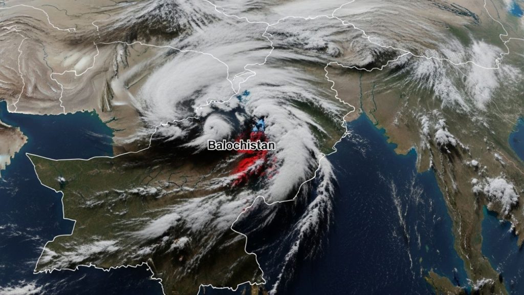 ایران سے آنے والا موسمی نظام