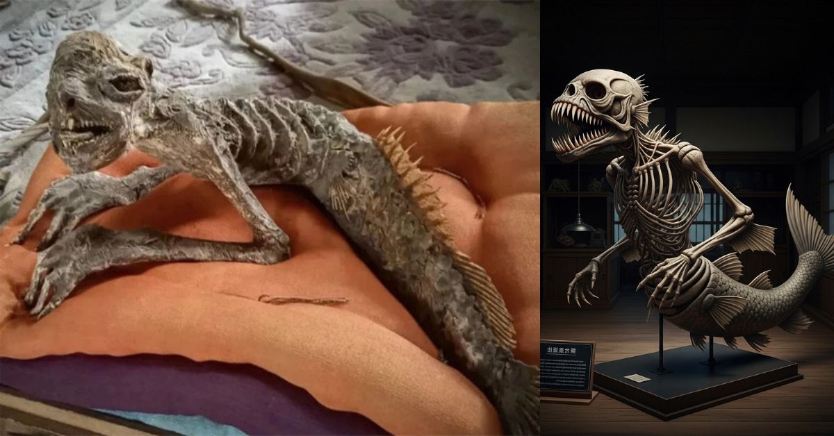 جاپان میں جل پری جیسی باقیات کی دریافت نے نئی بحث چھیڑ دی