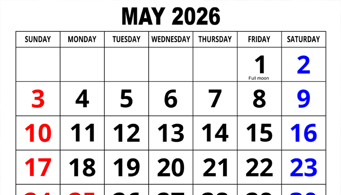 مئی میں چھٹیوں کی بھرمار؛ لیبر ڈے، عید الاضحیٰ اور یومِ تکبیر سمیت مجموعی طور پر 11 تعطیلات متوقع