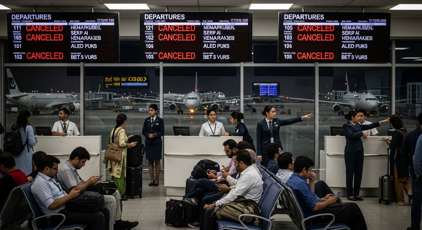 مشرق وسطیٰ کشیدگی کے باعث پاکستان میں 56 پروازیں منسوخ