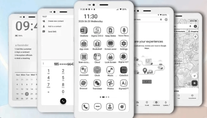دنیا کا پہلا ڈوئل اسکرین کلر ای انک اور ایل سی ڈی اسمارٹ فون
