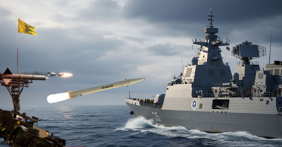 حزب اللہ کا اسرائیلی جنگی بحری جہاز پر کروز میزائل حملے کا دعویٰ