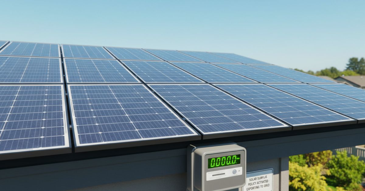 سولر پینل صارفین کے لیے بڑی خبر: اضافی بجلی کے یونٹس کی ادائیگی بند